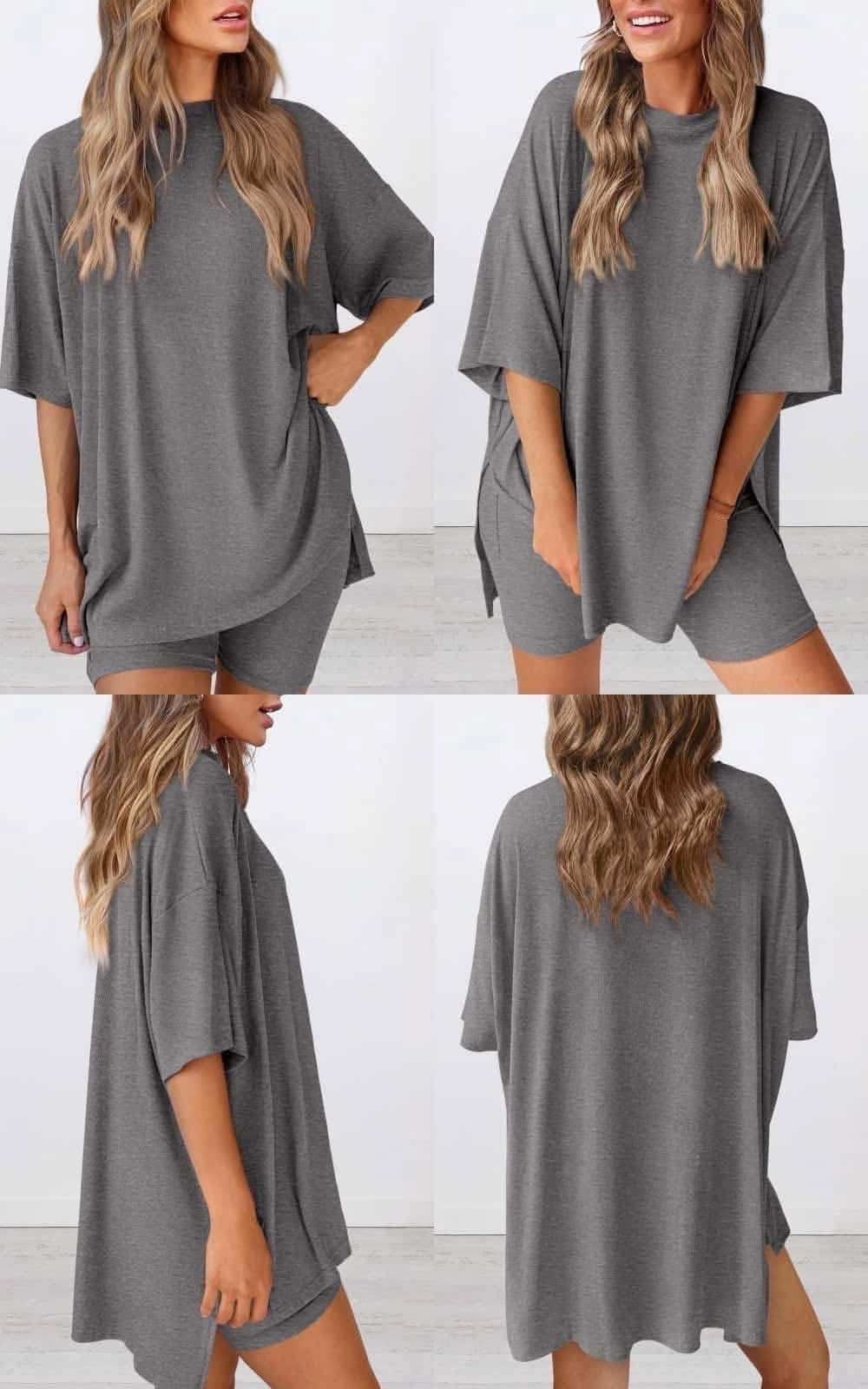 Pre-Order WOMEN’S CASUAL TEE + BIKER SHORTS SET