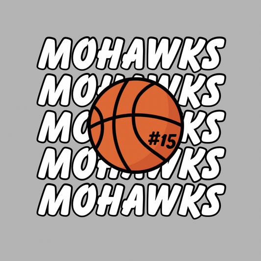 Stacked Basketball Mascot - Custom