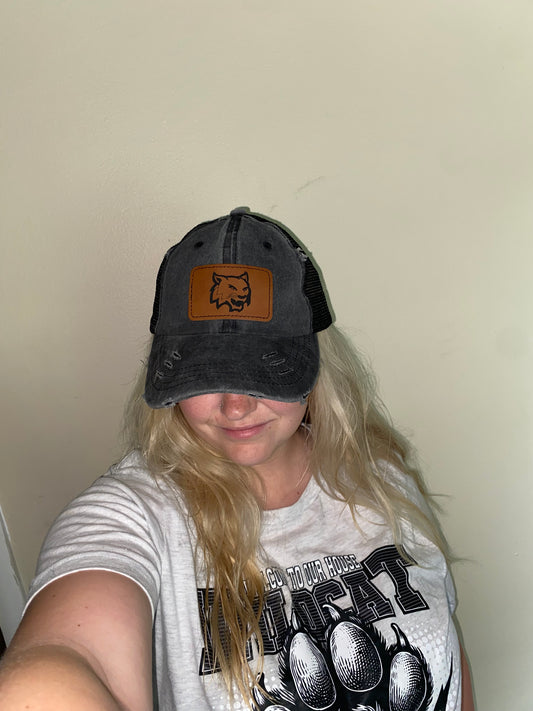 Wildcat ponytail hat