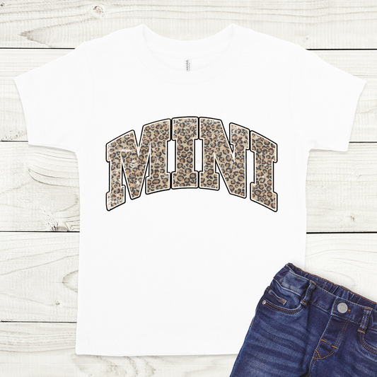 Distressed leopard mini