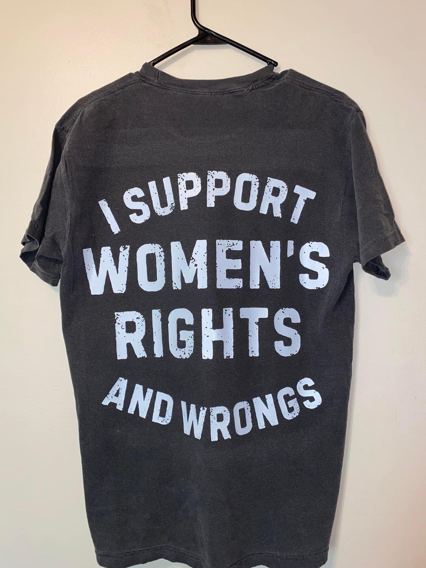 I support women’s rights and wrongs