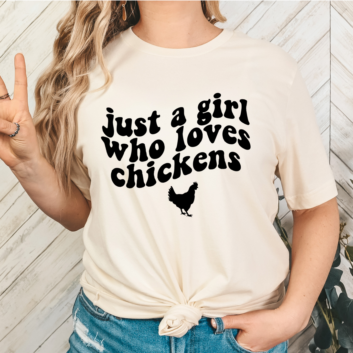 Just a girl who loves chickens