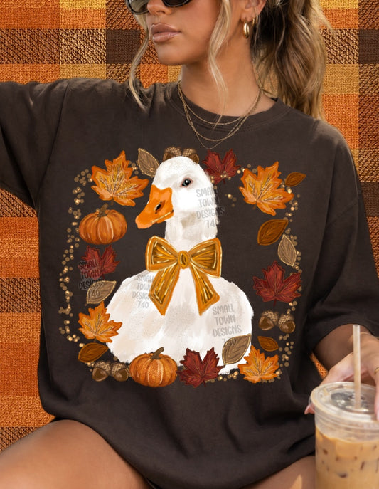 Goose with fall frame