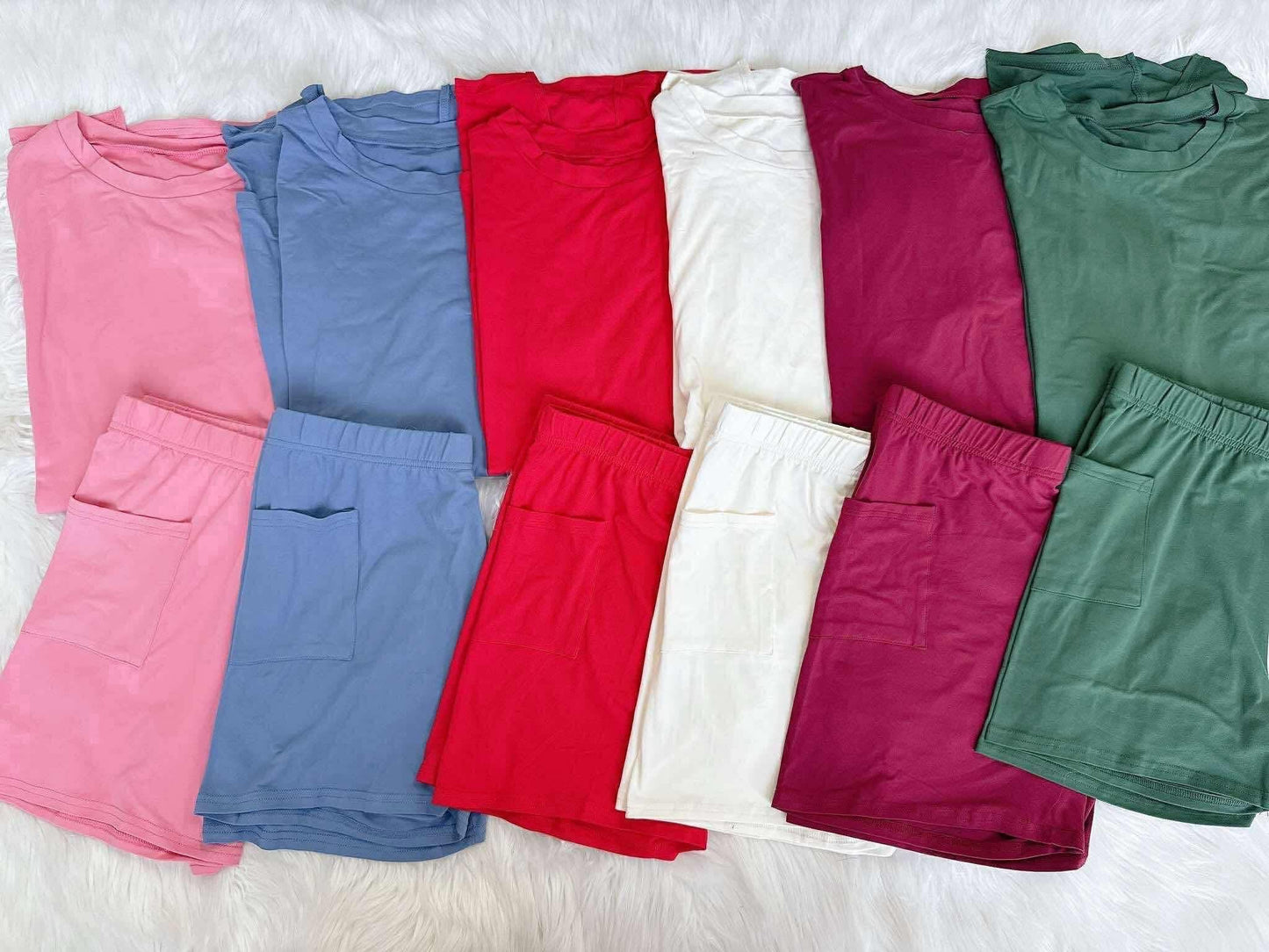 Pre-Order WOMEN’S CASUAL TEE + BIKER SHORTS SET