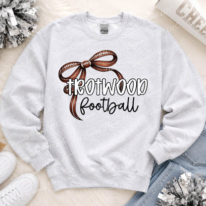Ribbon Football Bow - Trotwood