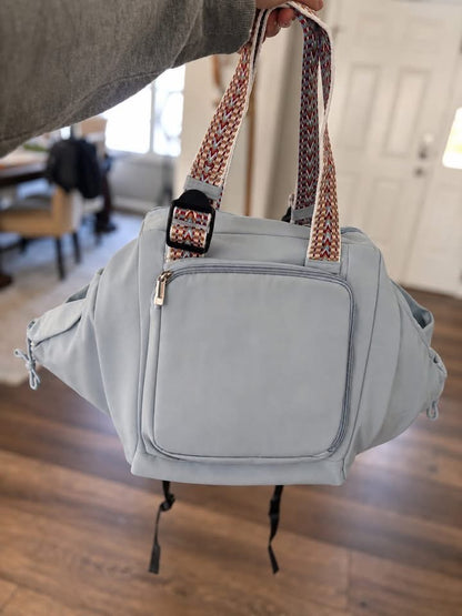 Pre-Order the expandable weekend tote