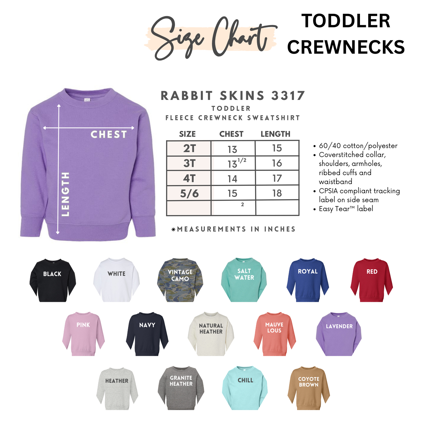 Infant-youth custom order