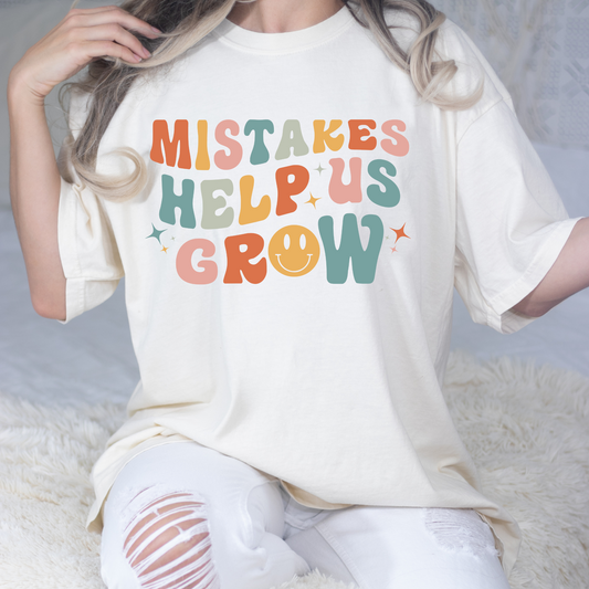 Mistakes help us grow