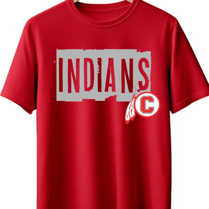 Indians Block lettering