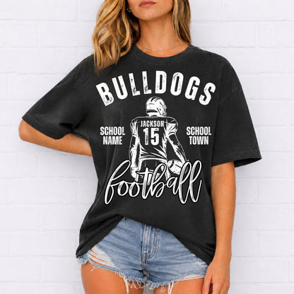 Custom Vintage Football Player