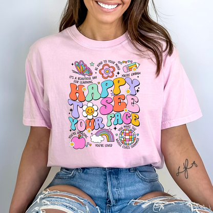 Happy to see your face