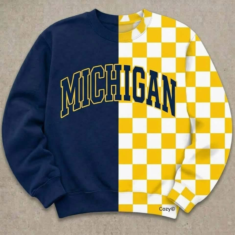PRE ORDER SPLIT MOCK NECK - Michigan