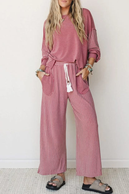 PRE ORDER STRIPE LOUNGE SET