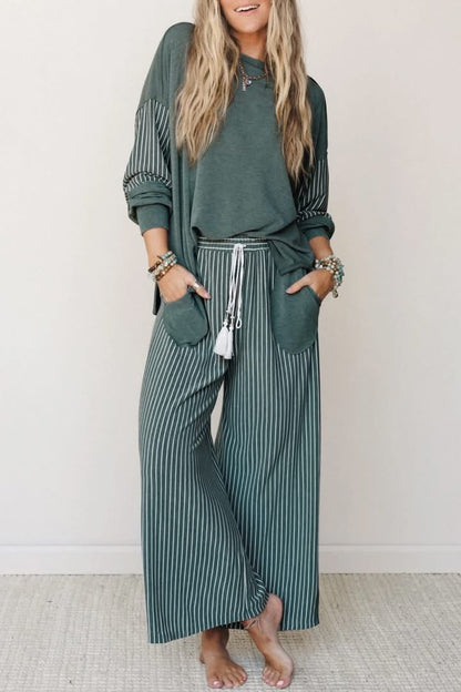 PRE ORDER STRIPE LOUNGE SET