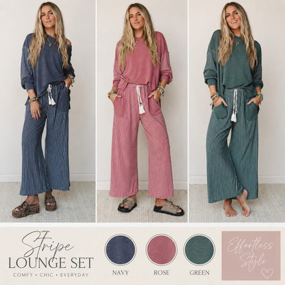 PRE ORDER STRIPE LOUNGE SET