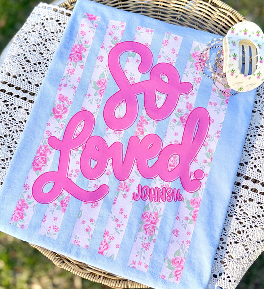 So loved John 3:16 floral