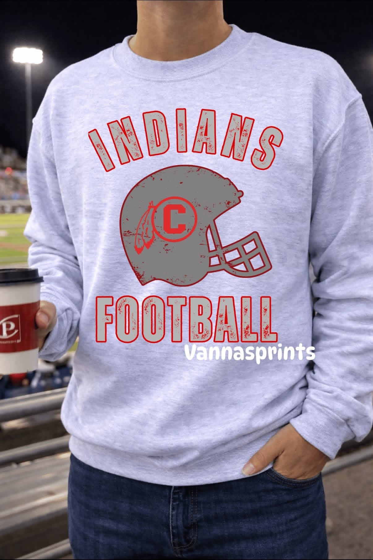 Indians helmet football