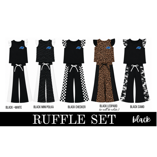 pre- order little spirit ruffle set -  Springboro Panthers