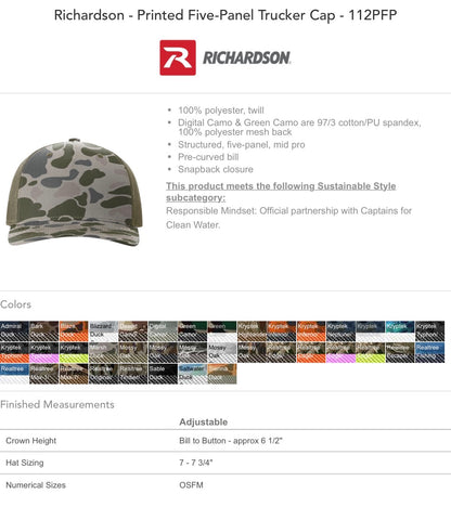 Custom Adult Richard 112 hats w/ leather patch