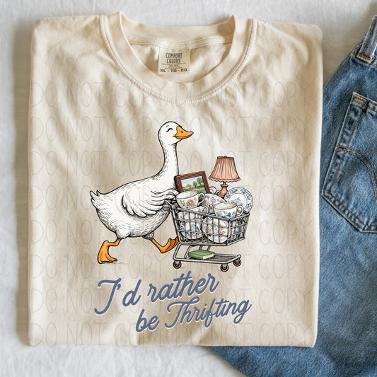 Id rather be thrifting goose