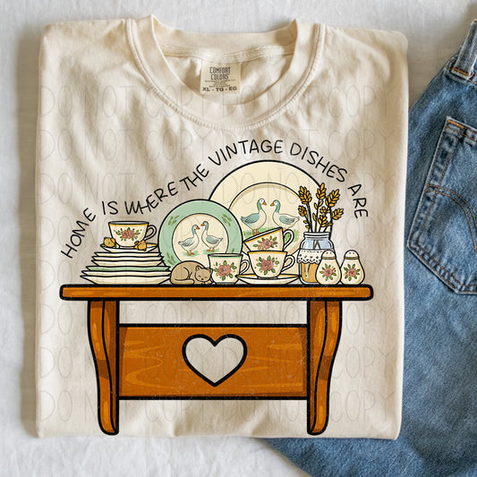 home is where the vintage dishes are