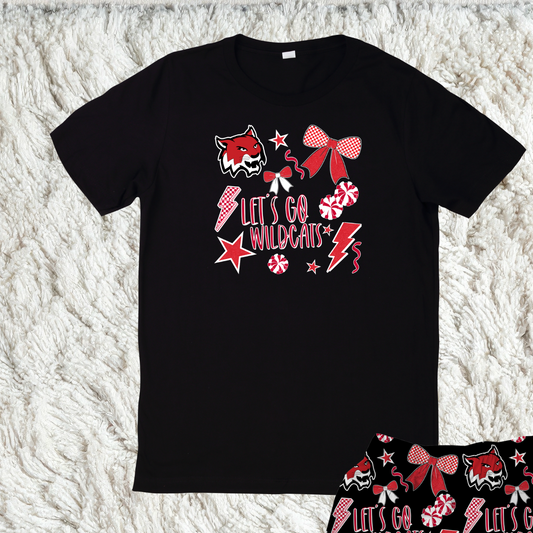 Youth Franklin Wildcats matching tee