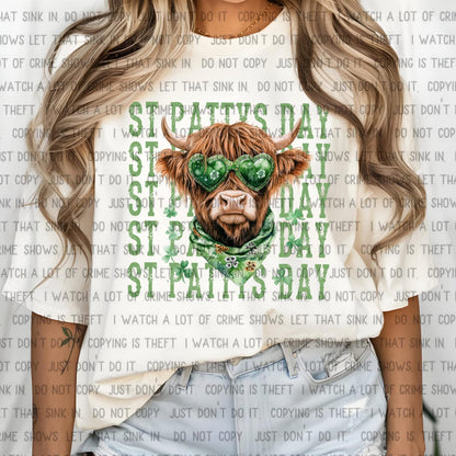 St Patrick’s Day cow