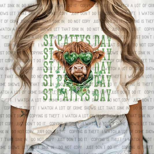 St Patrick’s Day cow