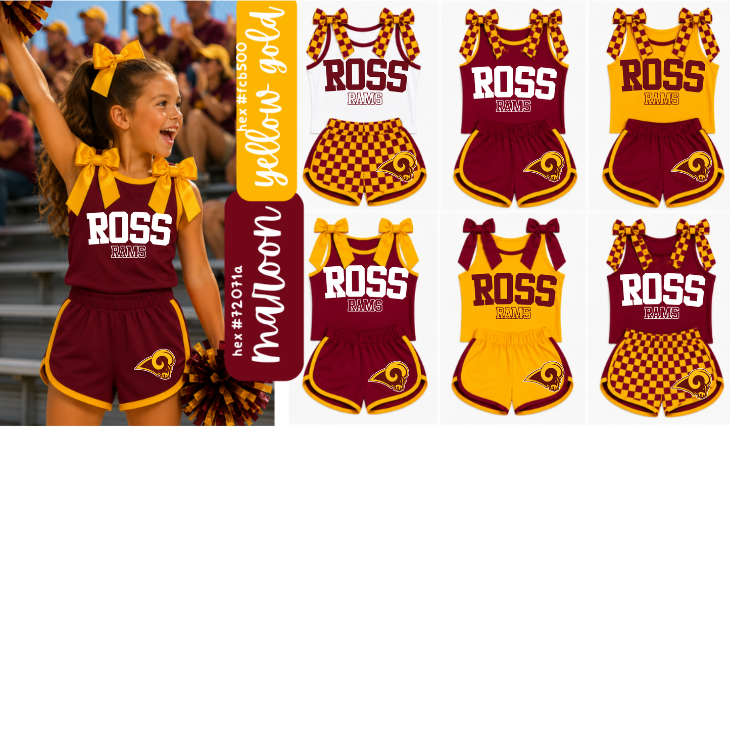 PRE ORDER Custom Bow Tank Set Ross Rams
