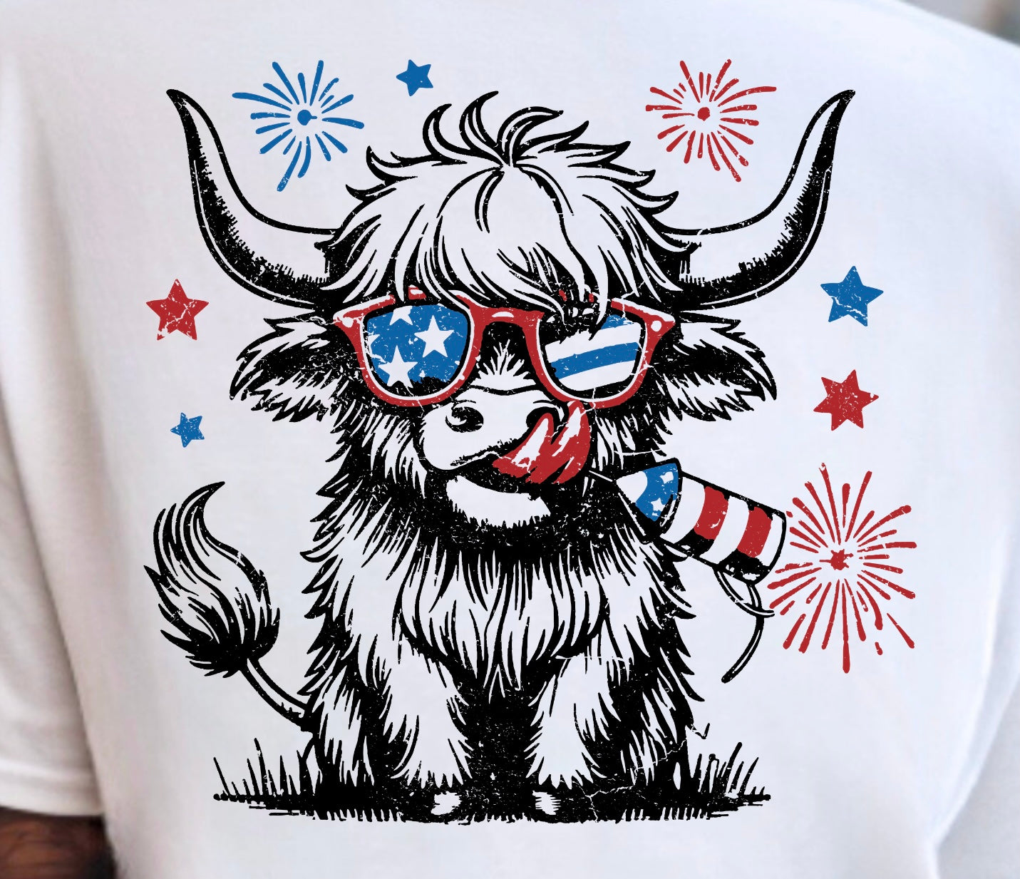 Firework cow