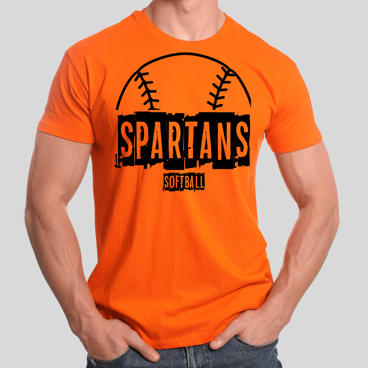 Custom mascot softball