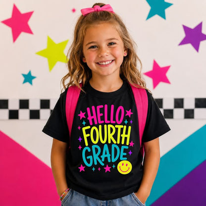 HELLO … back to school pink pre-K -> 6th grade