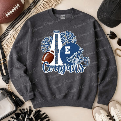 Edgewood cougars cheer and football