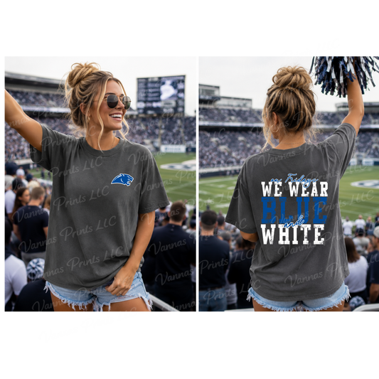 On Fridays we wear blue and white - Springboro Panthers
