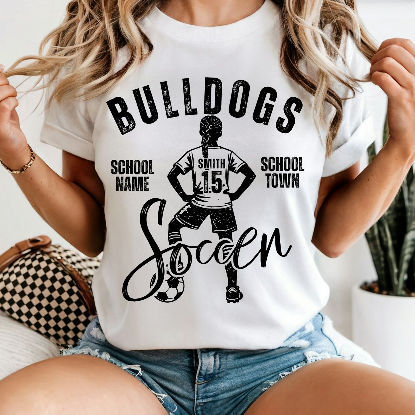 Custom soccer player - girl