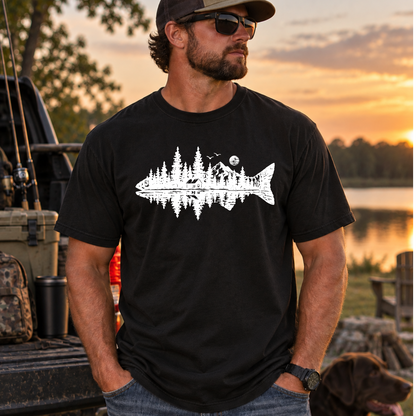 Cabin Fish Reflection