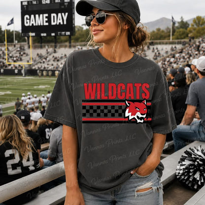 Wildcats checkered
