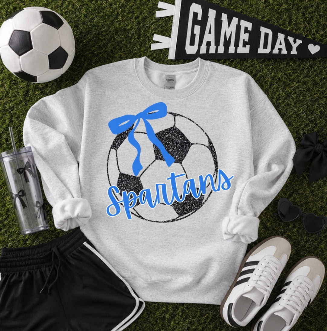 Spartans Soccer with Bow
