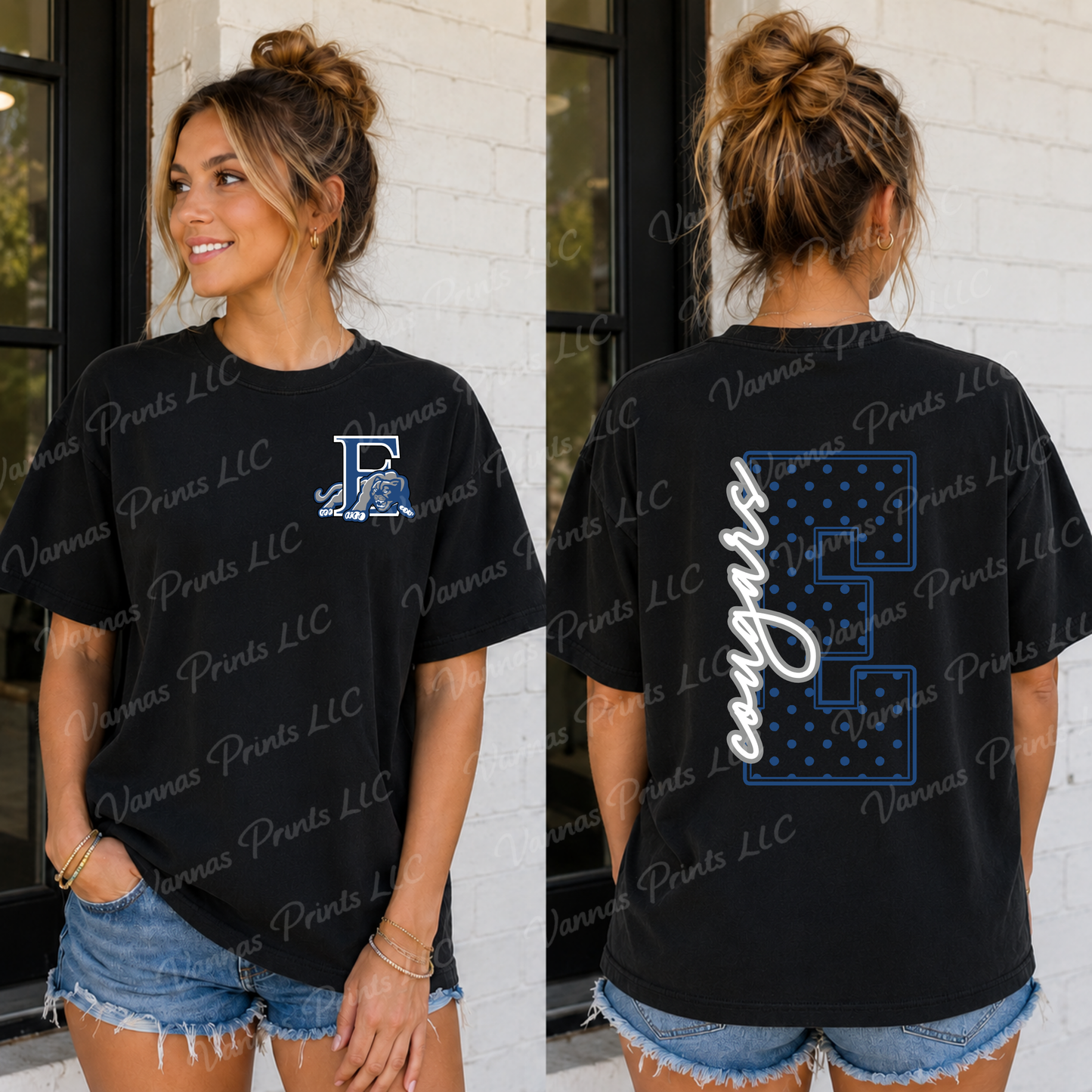 Edgewood Cougars Polk a dot