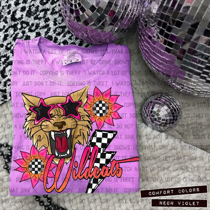 Bright Colorful Wildcats