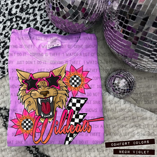 Bright Colorful Wildcats