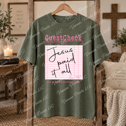 Jesus paid it all