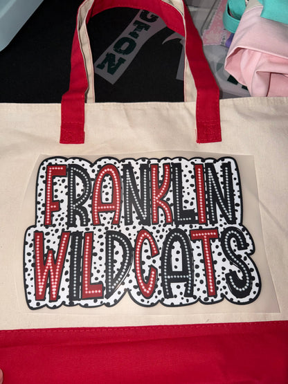 Custom canvas Totes- upload your design