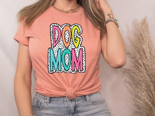 Dog mom Bright Doodle Dalmatian Dots