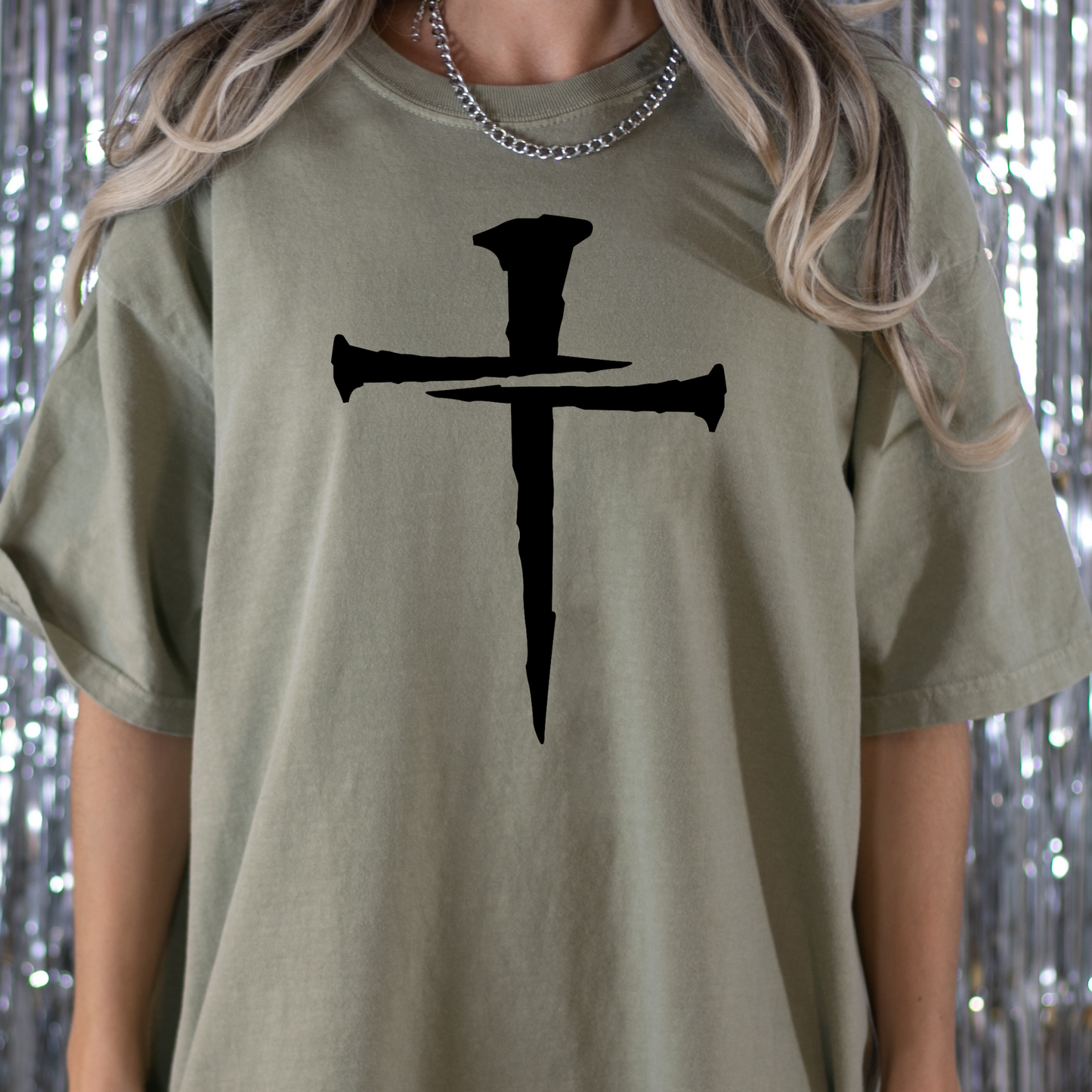 Cross with nails