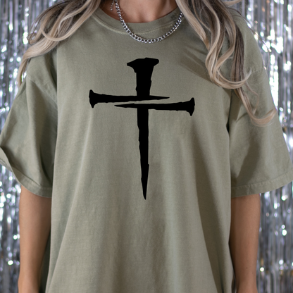 Cross with nails