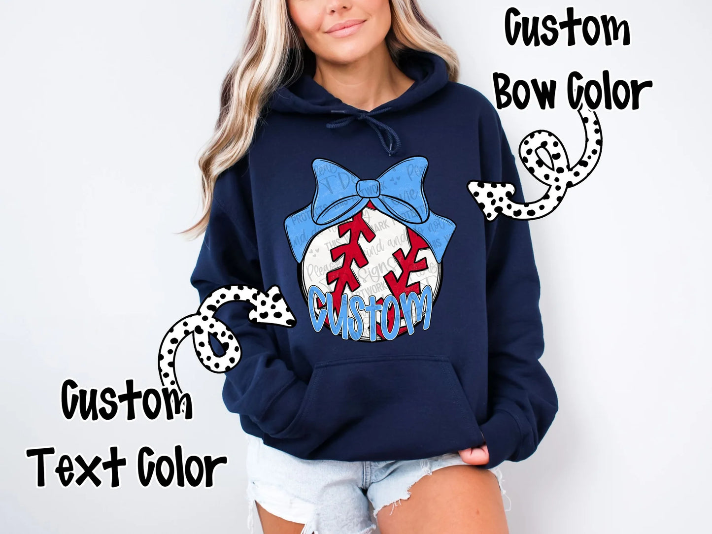 Baseball Bow Customize