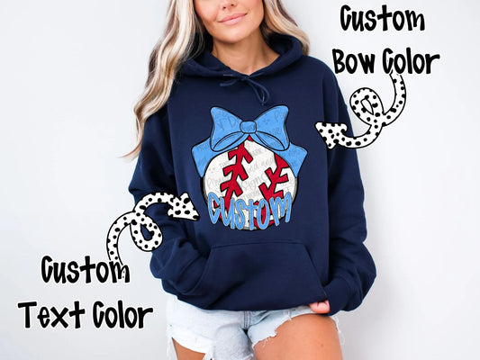 Baseball Bow Customize