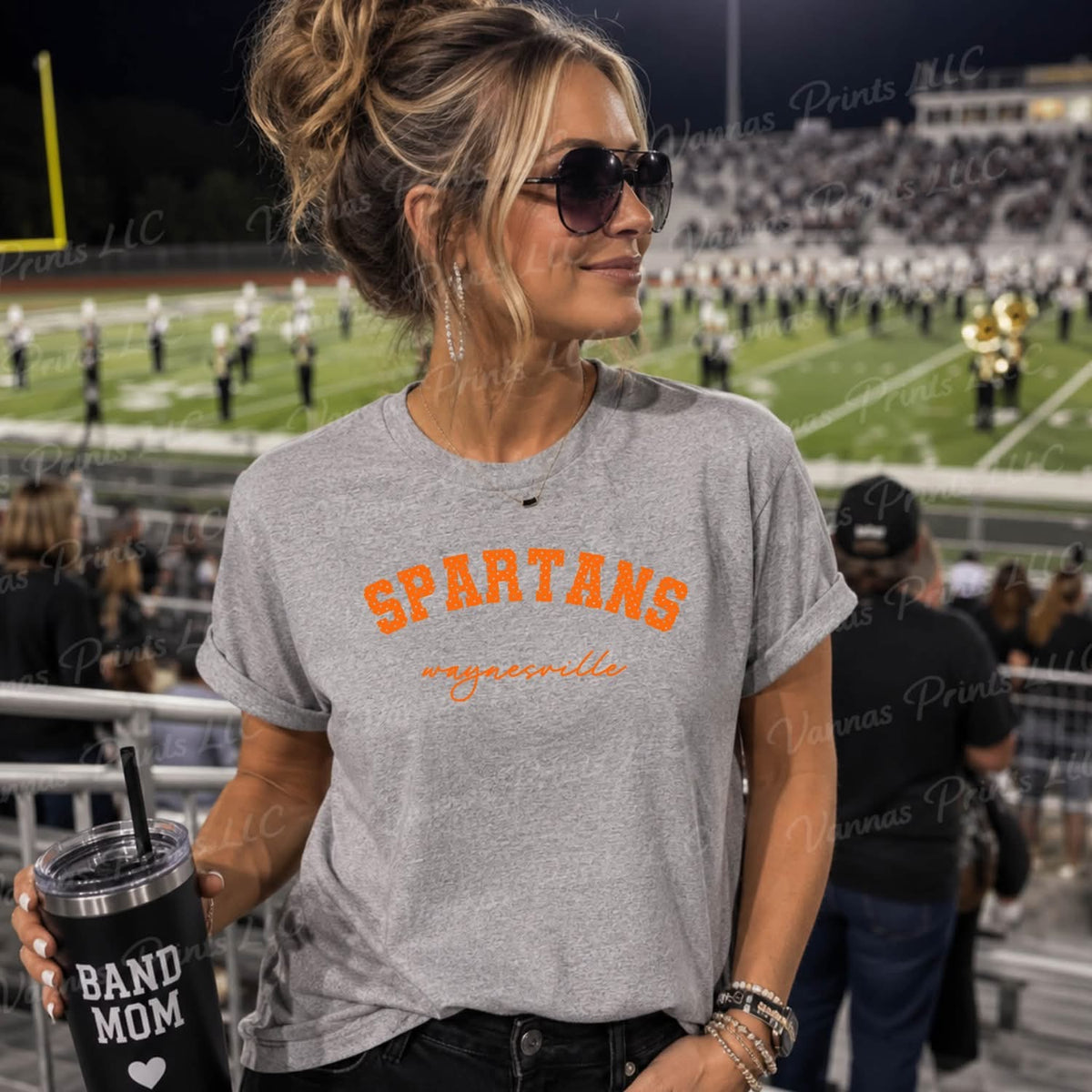 Varsity polka dots - Waynesville Spartans (Copy)