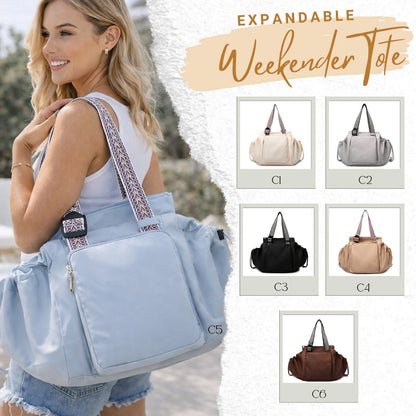 Pre-Order the expandable weekend tote